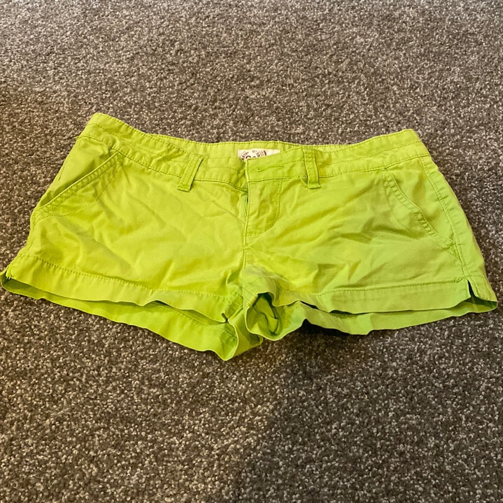 Like green short shorts